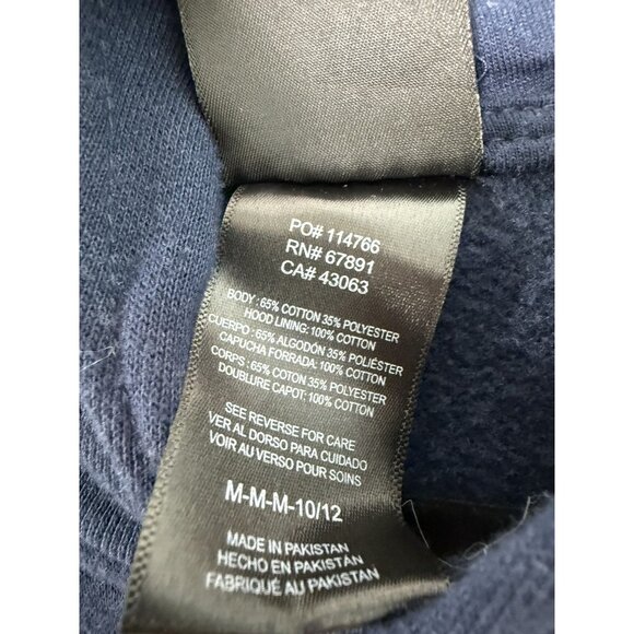 Team Apparel NFL Chicago Bears Youth Blue Hooded Mascot Logo Sweatshirt Medium - Picture 5 of 6